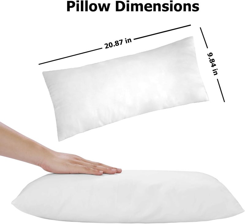 PRIMLECT Nap Mat Pillow Insert Replacement, Soft and Fluffy, Fits Toddler Sleeping Bags, 21 x 10 Inches, for Boys and Girls in Daycare, Preschool, Kindergarten - Image 2